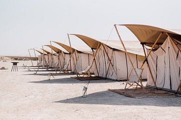 Lever de soleil sous les tentes au Maroc sur Yaira Bernabela