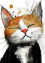 Drawing cat animal art 7 #cat by JBJart Justyna Jaszke thumbnail