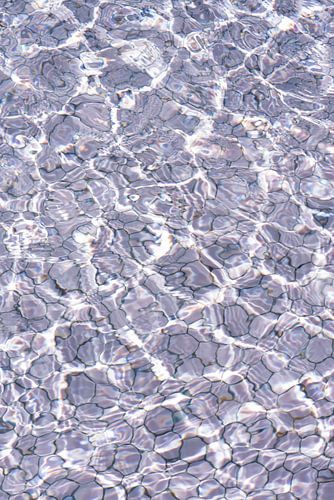 Pastel roze mozaïek zwembad