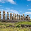 15 beelden op Paaseiland van Ivo de Rooij