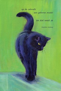 A natural born model Katzen Haiku Holländisch