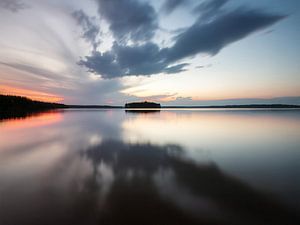 Die Farben des neuen Tages am See - De kleuren van die nieuwe dag aan het meer