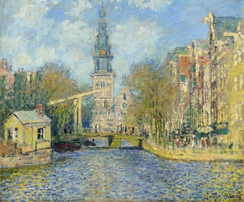 Claude Monet,De Zuiderkerk, Amsterdam ,Op zoek naar de Groenburg