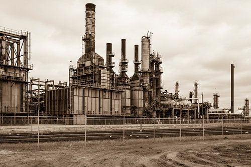 Fabriek in de haven van Antwerpen