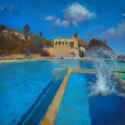 The swimming pool by Nop Briex