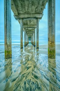 Muster unter dem Pier von Joseph S Giacalone Photography