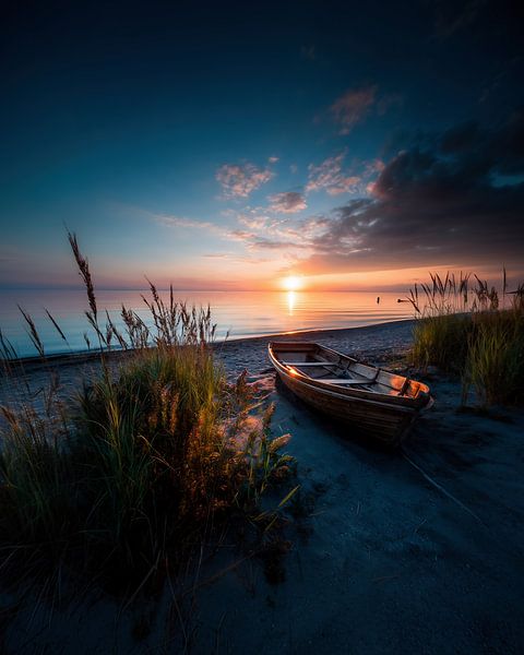 Wenn Himmel brennt von fernlichtsicht