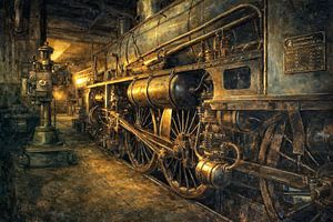 Locomotive à vapeur 1220 @ Atelier ZLSM