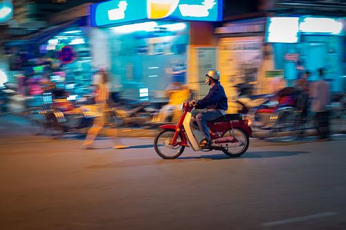 Op de brommer door Vietnam
