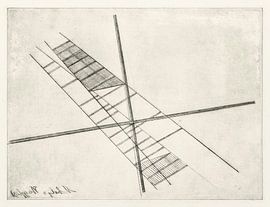 Bauhaus, László Moholy-Nagy, sans titre - 1923 sur Atelier Liesjes