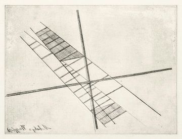 Bauhaus, László Moholy-Nagy, zonder titel - 1923 van Atelier Liesjes