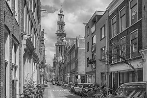 Blick auf die Westertoren in Amsterdam