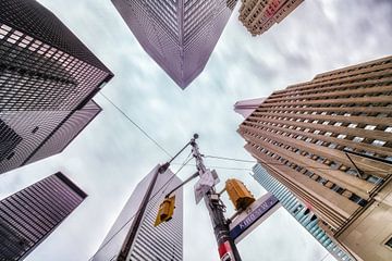 Skyscrapers lookup, Toronto sur Photo Wall Decoration