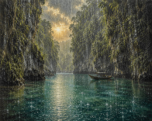 Green Canyon, West Java I Indonesia I Rain Collection