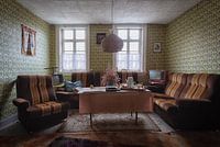 Living room in abandoned GDR flat