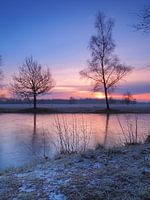 Sunrise in the heart of Friesland
