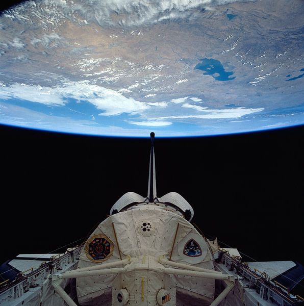 Space Shuttle Colombia Rond De Aarde van Digital Universe