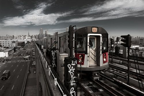Subway Linie 7   New York von Kurt Krause