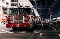 Newyork Firetruck van Patricia de koster thumbnail