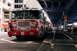 Newyork Firetruck by Patricia de koster