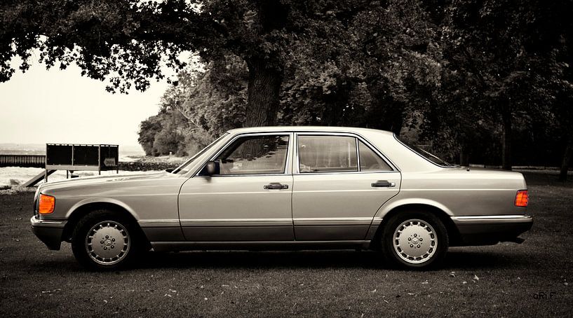 Mercedes-Benz S-Klasse W 126 in antique patina von aRi F. Huber
