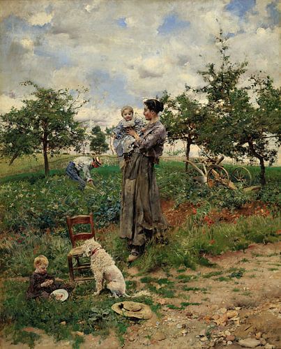 Giovanni Boldini - Op het platteland (1872)