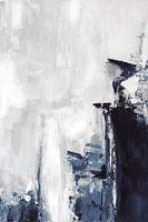Blauw grijs abstract