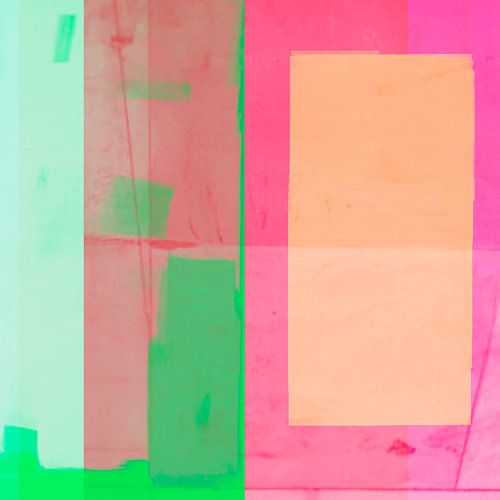 Speels vierkant modern abstract