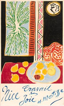 Henri Matisse, Nice - Werk en vreugde, 1947 van Atelier Liesjes