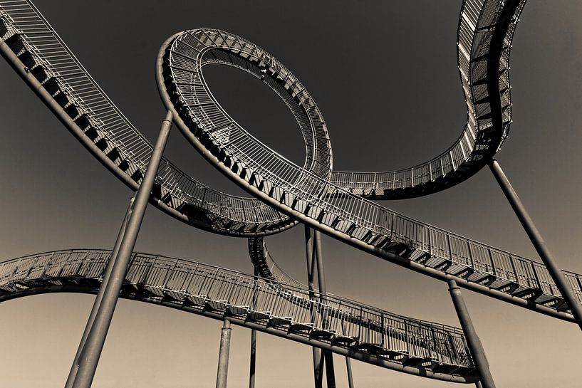 Tiger and Turtle in Duisburg  (7-10373) B+W von Franz Walter