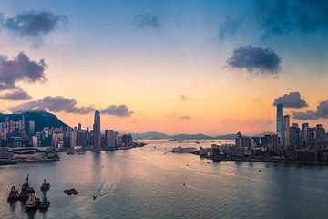 Hong Kong Skyline von Tom Uhlenberg