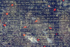 Un mur d'amour sur Patricia Hofmeester