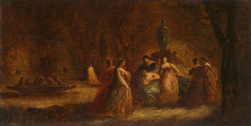 A Woodland Fête, Adolphe Monticelli by Masterful Masters