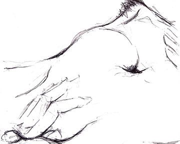 Beide Hände auf meinem Bauch von Anita Snik-Broeken