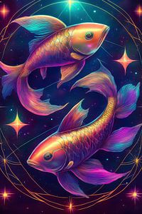 Signe astrologique Poissons Constellation