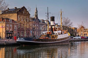 Historic Maassluis with tug Furie by Rob Boon