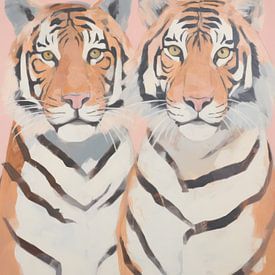 Zwillings-Tiger von IamHome Studio