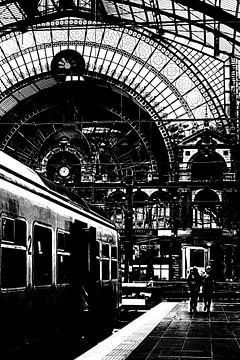 Gare centrale d'Anvers sur Henriette Tischler van Sleen