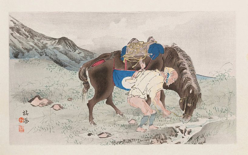 Takeuchi Seihō - Seihō jūni Fuji, Pl.06 (1894) van Peter Balan
