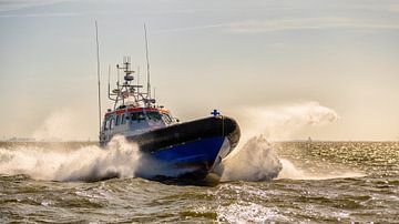 Lifeboat Arie Fishing from Terschelling by Roel Ovinge