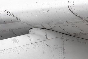 Airplane close-up