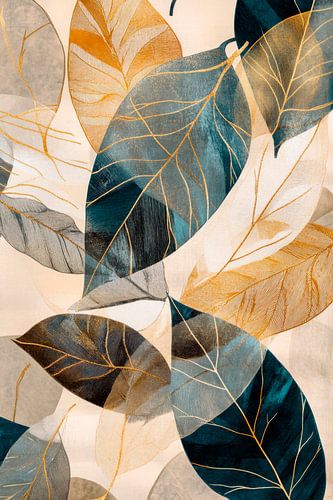 Abstracte bladkunst