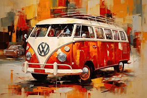 Volkswagen hippiebus van Imagine