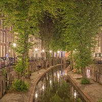Nieuwegracht in Utrecht in de avond - 2