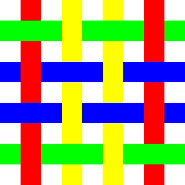 Color permutation | ID=09 | V=47 | P #06 | RYGB by Gerhard Haberern