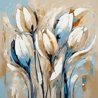 Abstract Dutch tulips