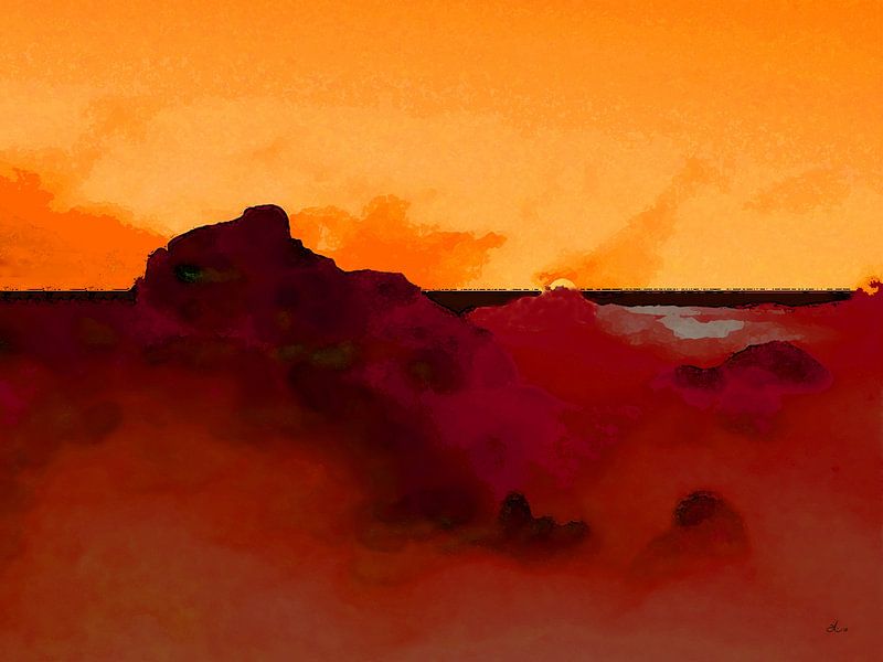 Red wild desert by Dirk H. Wendt