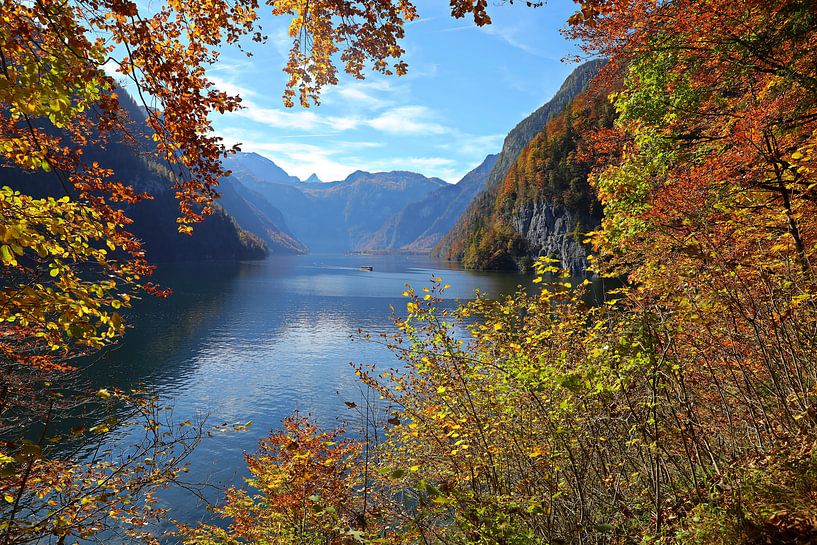 Le lac Königssee en automne par Bernhard Kaiser