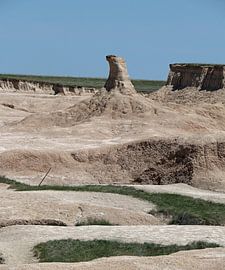 Hoodoo In Badlands National Park South Dakota