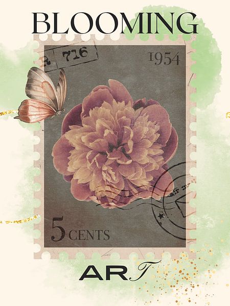 Blooming-Aster van Finch-Art